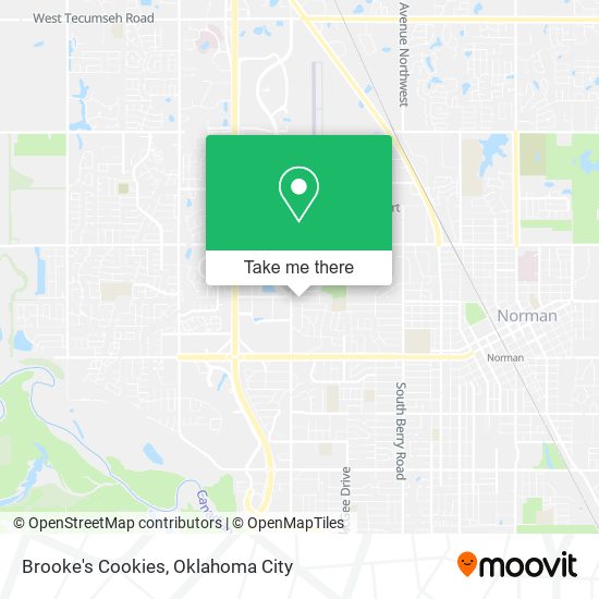Brooke's Cookies map