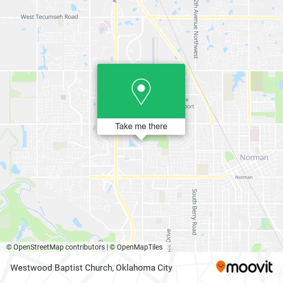 Mapa de Westwood Baptist Church