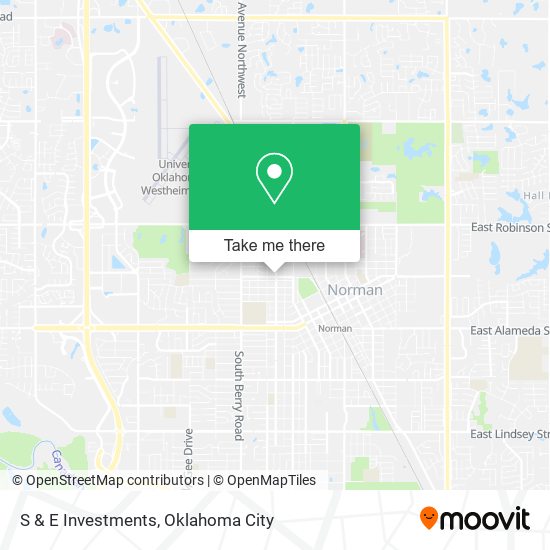 S & E Investments map
