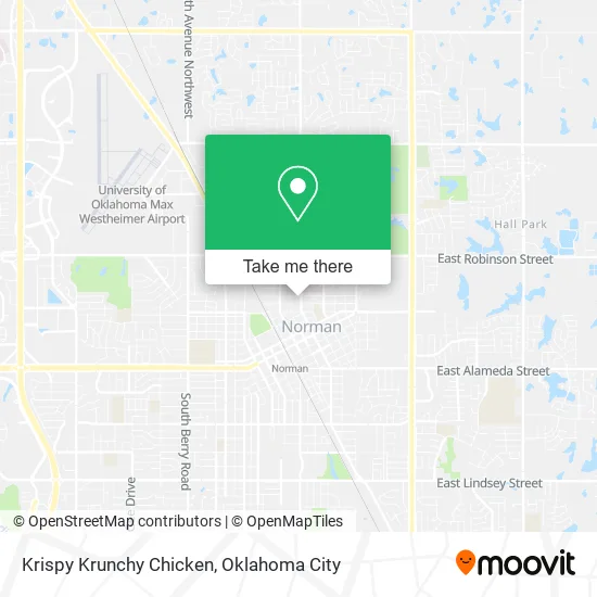 Krispy Krunchy Chicken map