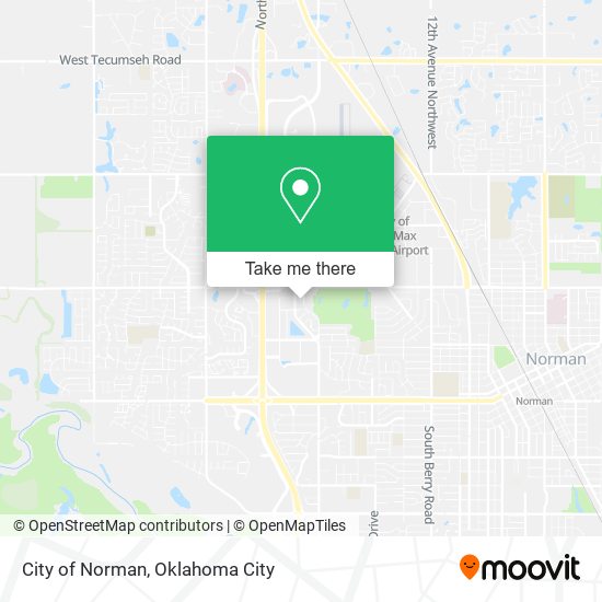 Mapa de City of Norman