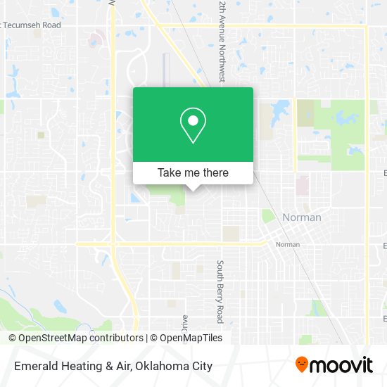 Emerald Heating & Air map
