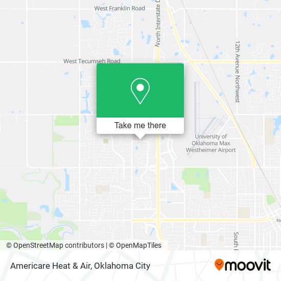 Americare Heat & Air map