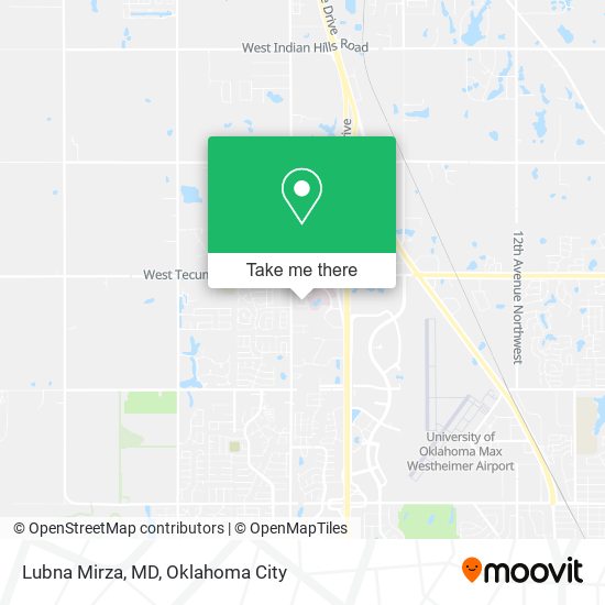 Lubna Mirza, MD map