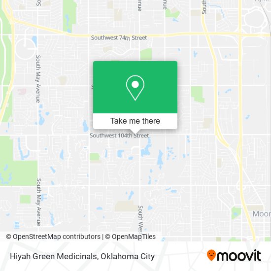Mapa de Hiyah Green Medicinals