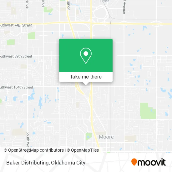 Mapa de Baker Distributing