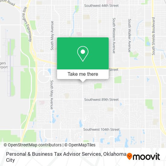 Personal & Business Tax Advisor Services map