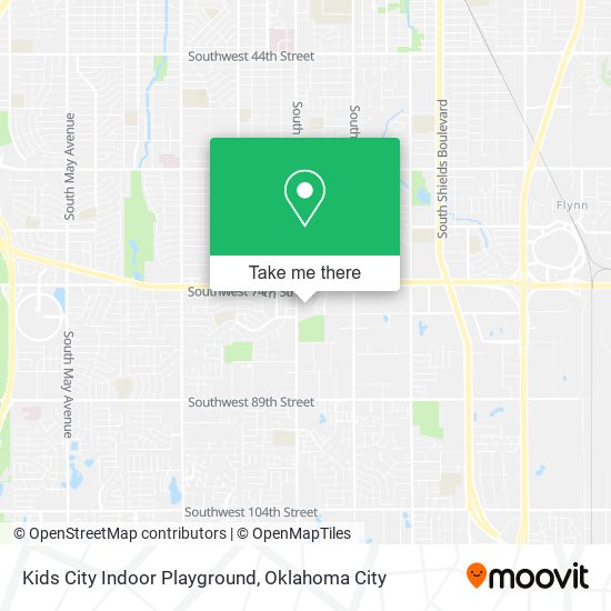 Mapa de Kids City Indoor Playground