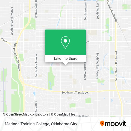 Mednoc Training College map