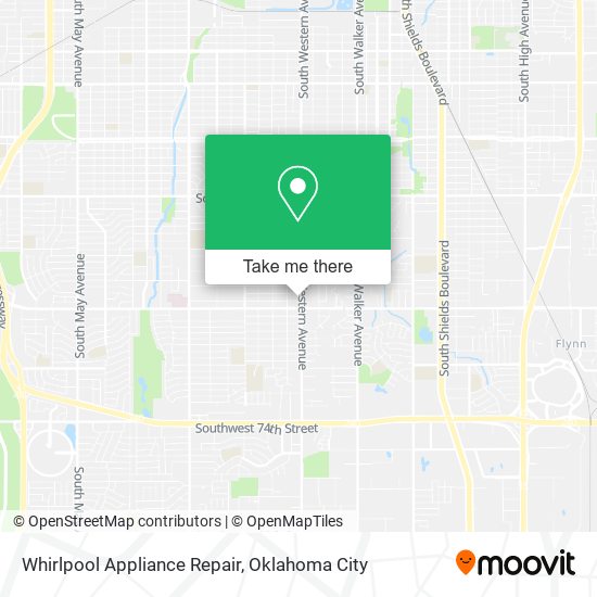 Mapa de Whirlpool Appliance Repair