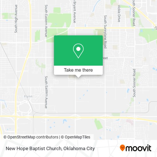 New Hope Baptist Church map