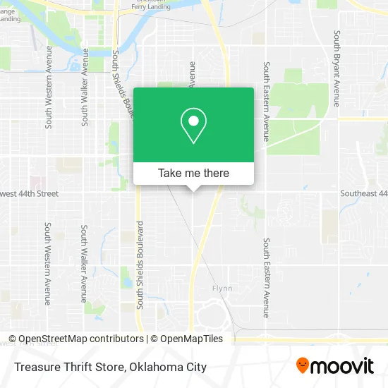 Mapa de Treasure Thrift Store