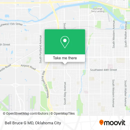 Bell Bruce G MD map
