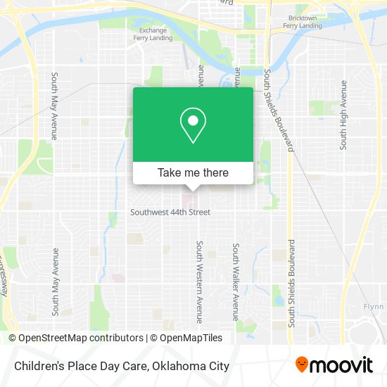 Children's Place Day Care map