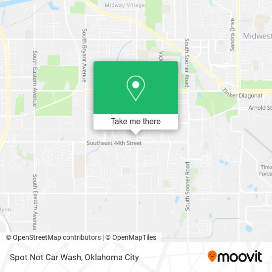 Spot Not Car Wash map