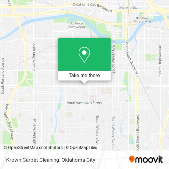 Krown Carpet Cleaning map