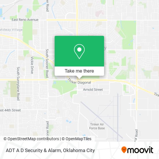 ADT A D Security & Alarm map