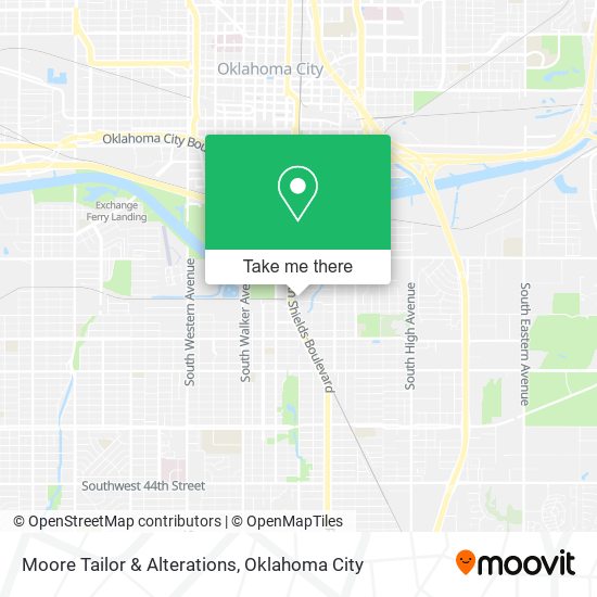 Moore Tailor & Alterations map