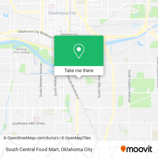 South Central Food Mart map