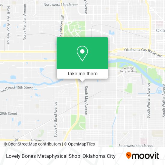 Lovely Bones Metaphysical Shop map
