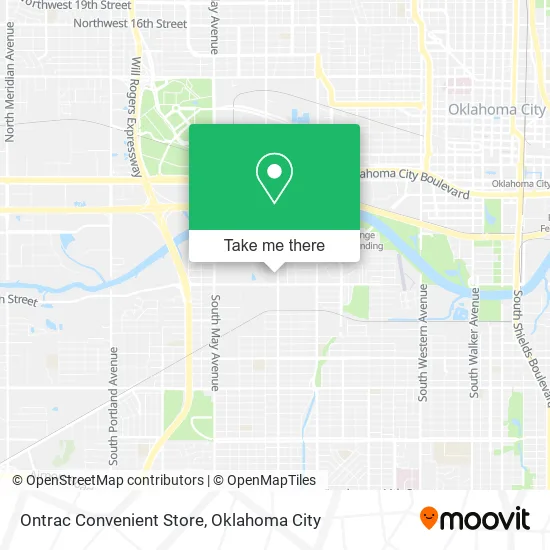 Mapa de Ontrac Convenient Store