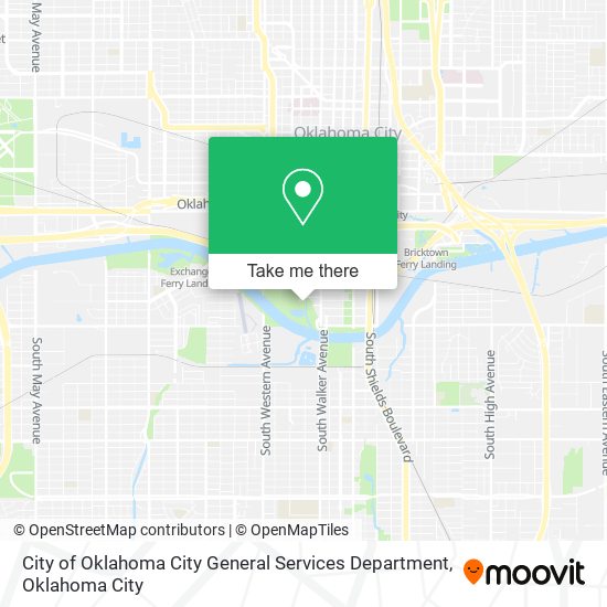 City of Oklahoma City General Services Department map