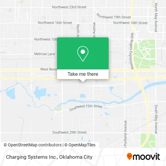Mapa de Charging Systems Inc.