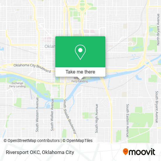 Riversport OKC map