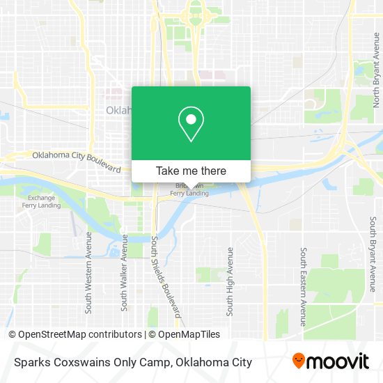 Mapa de Sparks Coxswains Only Camp