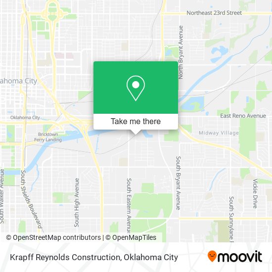 Krapff Reynolds Construction map