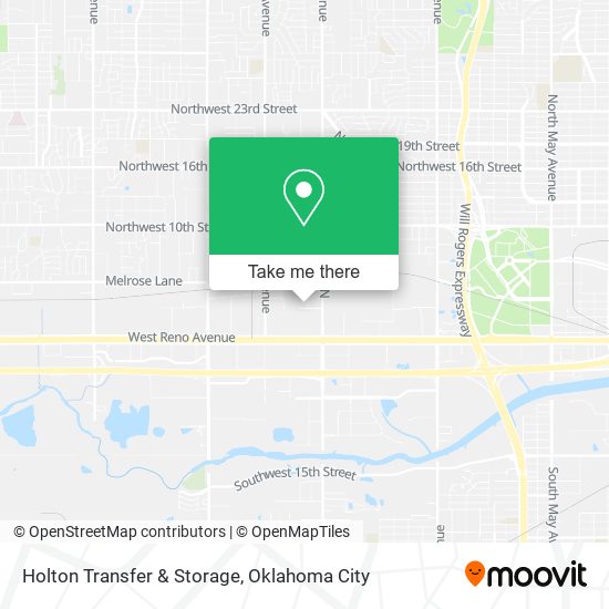 Holton Transfer & Storage map