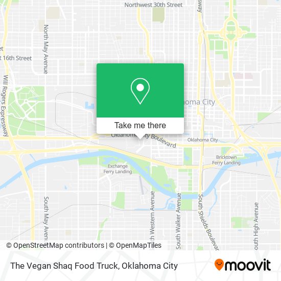 Mapa de The Vegan Shaq Food Truck