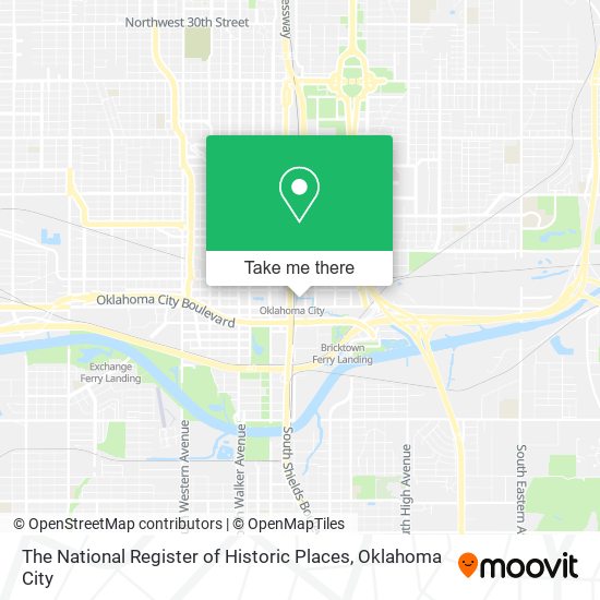 The National Register of Historic Places map