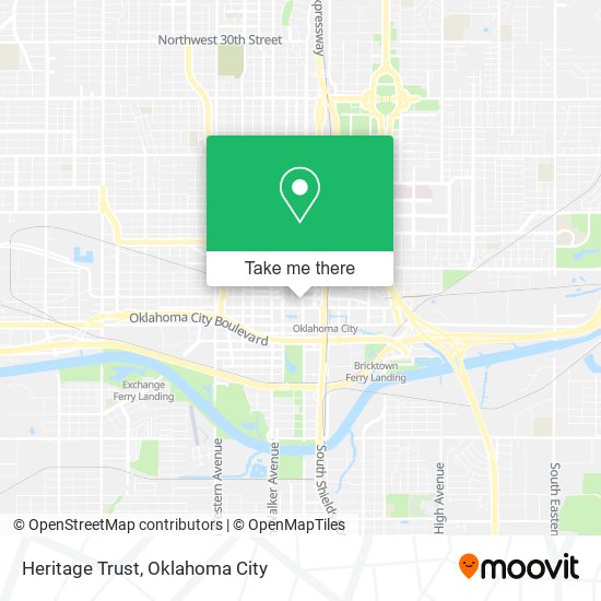 Heritage Trust map