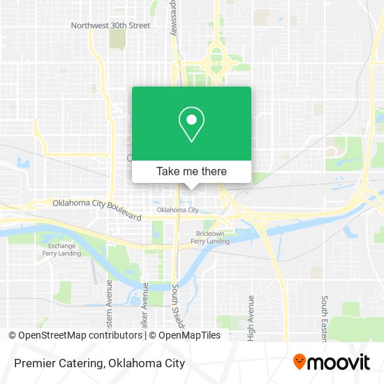 Premier Catering map