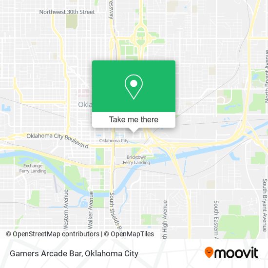 Gamers Arcade Bar map