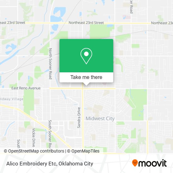 Alico Embroidery Etc map