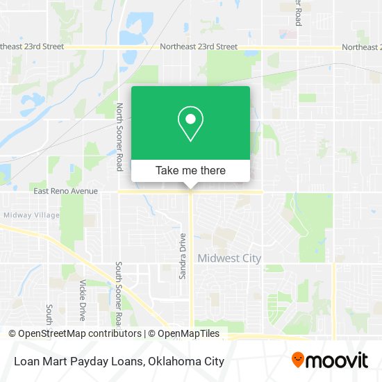 Mapa de Loan Mart Payday Loans