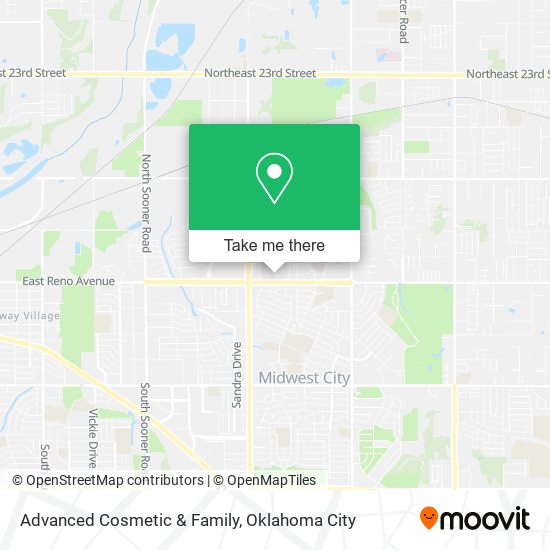 Advanced Cosmetic & Family map