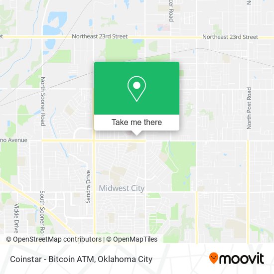 Coinstar - Bitcoin ATM map