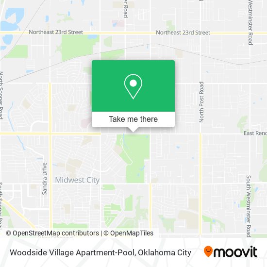 Woodside Village Apartment-Pool map