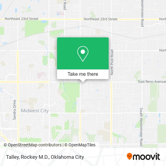 Talley, Rockey M.D. map