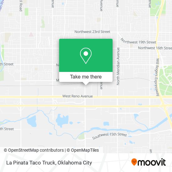 La Pinata Taco Truck map