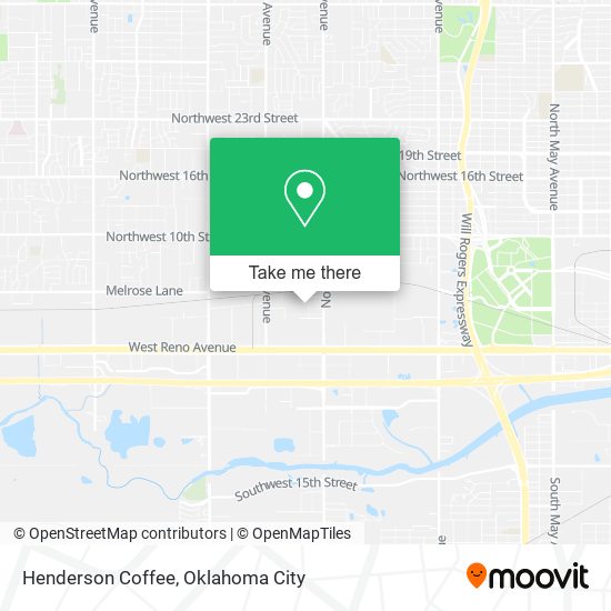 Henderson Coffee map