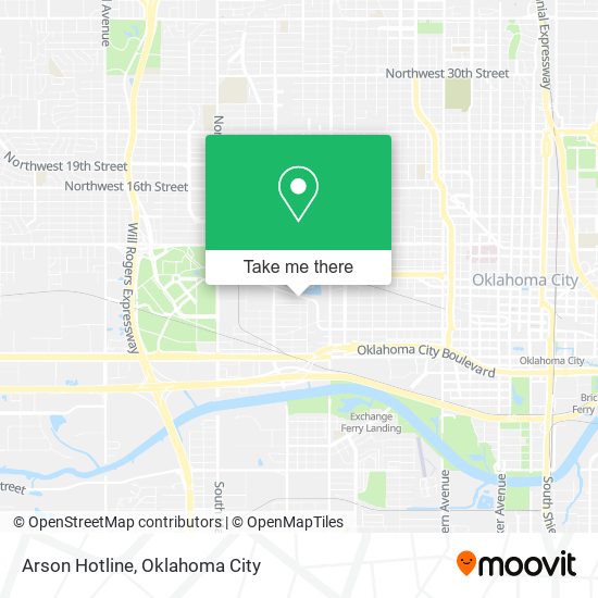 Arson Hotline map