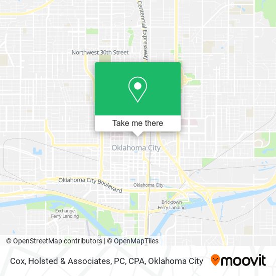 Cox, Holsted & Associates, PC, CPA map