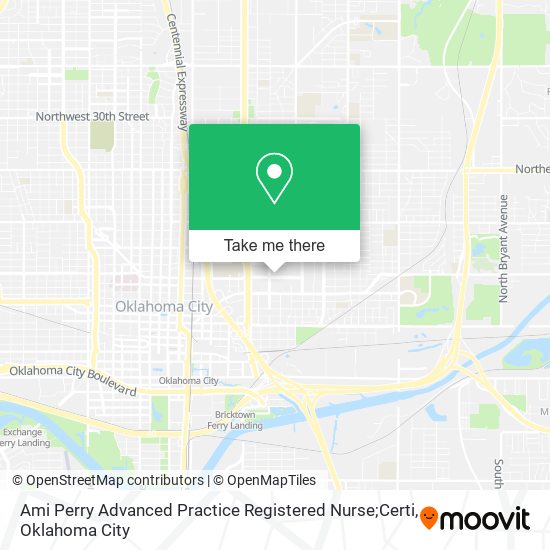 Ami Perry Advanced Practice Registered Nurse;Certi map