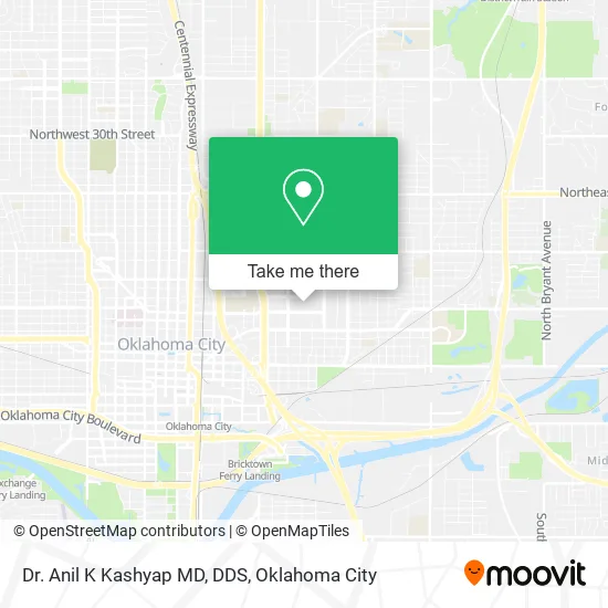 Mapa de Dr. Anil K Kashyap MD, DDS