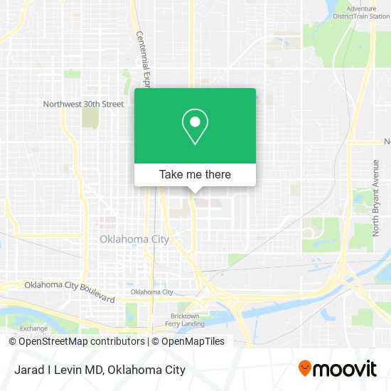Jarad I Levin MD map
