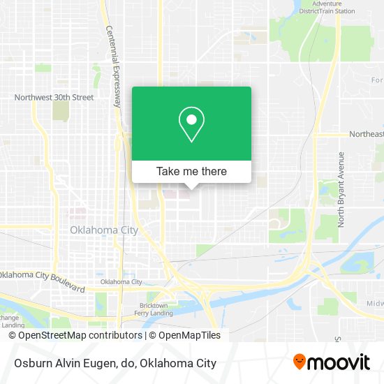 Mapa de Osburn Alvin Eugen, do